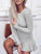 Kiss Kiss Knitted Short Dress - Multicolor