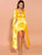 Cocktail Yellow Satin Dresses MISS ORD 