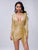 Deep V Long Sleeve Mini Elegant Bodycon Dress Women Dresses MISS ORD 