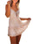 Tie-Front Nude Short Casual Dresses Women Dresses MISS ORD 