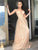 Gold Long Prom Dress Glitter Tulle Ball Gown Women Dresses MISS ORD 