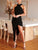 Halter Slim Split Dress By Simply MISS ORD 