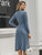 Elegant Knitted Dress - Multicolor