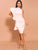 Elegant Ruffled Wedding Guest Dress MISS ORD 