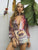 Short Jumpsuits Print Bohemian With Headband Jumpsuite&Playsuite MISS ORD 