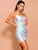 Colored Sequins Petite Party Dress MISS ORD 