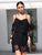 Short Black Party Lace Dress Backless Women Dresses MISS ORD 