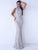 O Neck Sleeveless Silver Sequin Dresses MISS ORD 