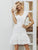 At Your Service Embroidery Dress - White