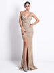 Gold Sequin Elegant Night Out Dress