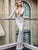 Silver Glitter Backless Waist Cut out Dresses MISS ORD 