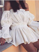Off The shoulder Ruffle Casual Mini Dress