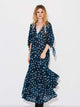 Bohemian Print Chiffon Long Holiday Dress