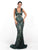 V-Neck Long Sleeveless Sequin Maxi Elegant Dress Women Dresses MISS ORD 