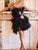 Mesh Openwork Mini Evening Dress MISS ORD 
