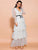 Dot Ruffle Layered Long Dresses MISS ORD 