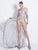 One Shoulder Sequined Tulle See Though Pary Dress Women Dresses MISS ORD 