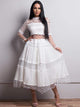 Sweet Casual Long Sleeve White Lace Dress