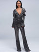 Speaker Sleeve Sparkly Pary Jumpsuits