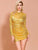 Short Goldn Party Dress MISS ORD 
