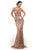 Deep V Long Sequin Elegant Reflective Dress Women Dresses MISS ORD 