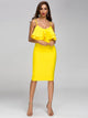 Cheap Ruffles Homecoming Dress