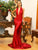 V Neck Halter Prom Dress with Long Band Women Dresses MISS ORD 