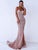 Zip-up Back Long Sequin Evening Party Dress with Side Slit Women Dresses MISS ORD 