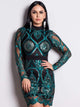 Sequin Backless Bodycon Party Dress