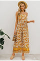 women's Bohimian print strapless Casual female tube sashes rompers Summer beach long jumpsuit