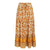 Bohemian Floral Print High Waist Lace Up A-line Spring Summer Holiday Women's Short Skirt