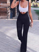 Black High Waist Tight Sling jumpsuit