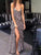 Leopard Corset-Tie-Back Long A-Line Dress MISS ORD 