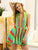 Sleeveless Striped Off the Shoulder Dress Bikini & Beach Dress MISS ORD 