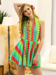 Halter Colorful Short Beach Dress