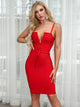 Short Cocktail Bodycon Red Dress