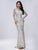 Silver Sequin Lace Mesh Elegant Prom Dress Women Dresses MISS ORD 