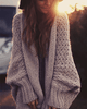 Bat Knit Cardigan Loose Sweater Coat