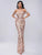Elegant Prom Rose Gold Sequin Dress Women Dresses MISS ORD 