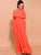 Orange Loose Long Dresses MISS ORD 