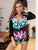 Short Chiffon Floral Print High Waist Jumpsuits Jumpsuite&Playsuite MISS ORD 