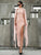 O Neck Sleeveless Ruffle Sleeve Dress Elegant High Split Dress Women Dresses MISS ORD 