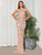 Rose Gold Sequin Elegant Halter Prom Dress Women Dresses MISS ORD 