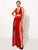 Women Off Shoulder Sequin Two Split Maxi Party Dress Women Dresses MISS ORD 