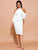 Halter Backless Elegant White Dress MISS ORD 