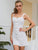 A-Line Casual Button Bow Backless Mini Dress Women Dresses MISS ORD 
