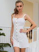 Mini Bow-Back White Sundress