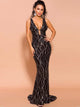 Sexy Sequin Black Cocktail Dress Tends
