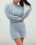 Jamlia Tassel Long Sleeve Velvet Sweater Dress
