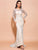 Silver Mesh Elegant Long Gown MISS ORD 